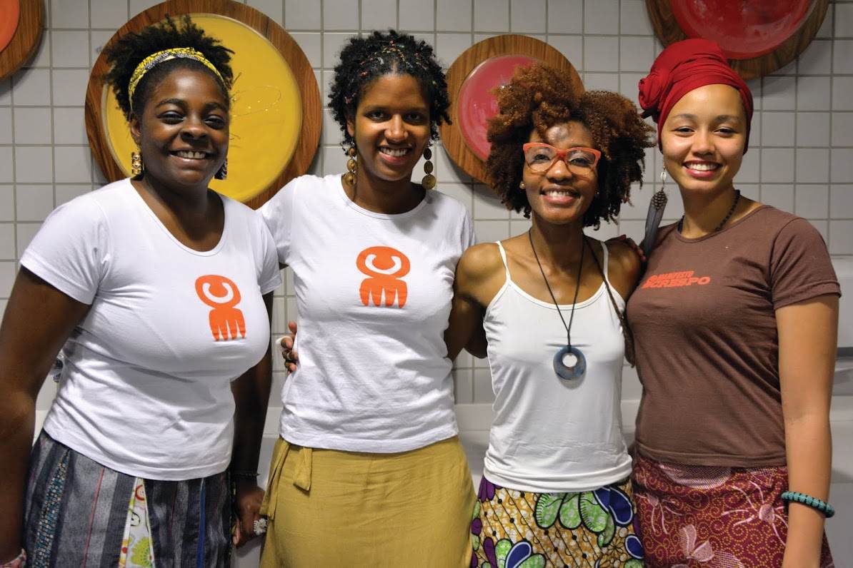 Lucia, Thays, Denna e Nina - integrantes do Manifesto Crespo (Foto: Divulgação)