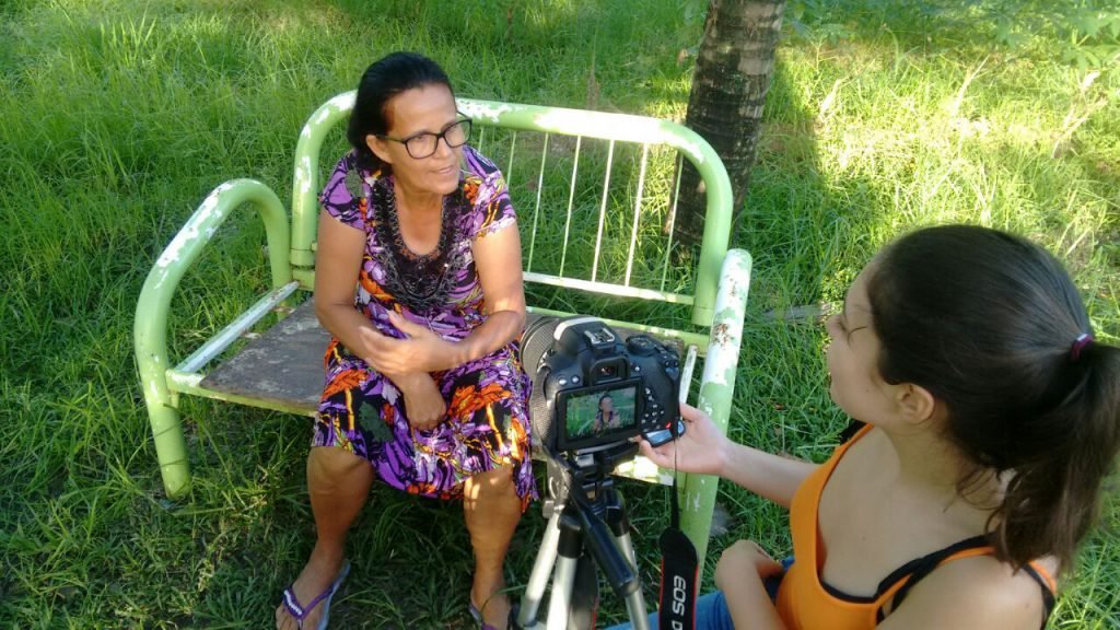 Dona Zuleide, uma das entrevistadas do projeto 