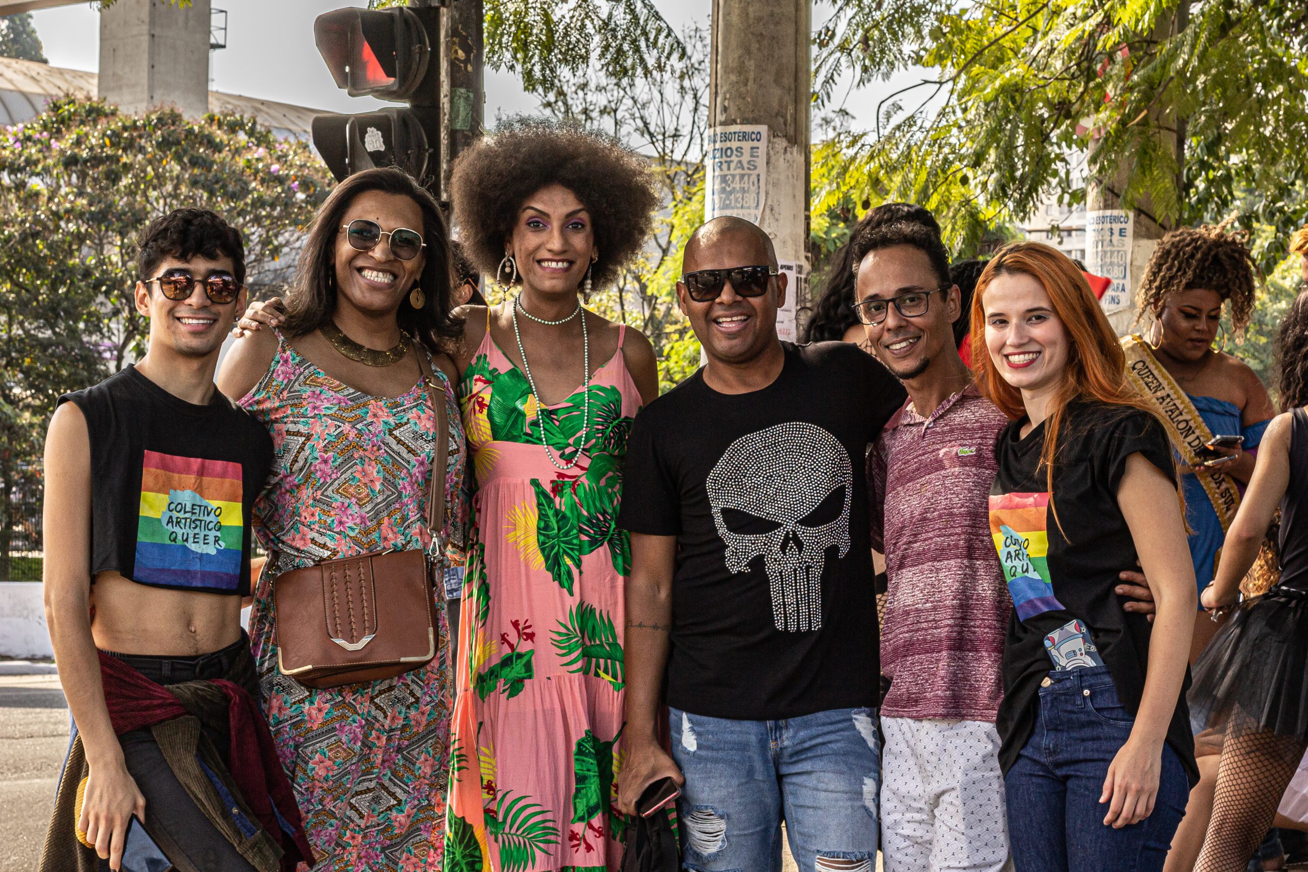 1ª Parada LGBTQIAP+ do Capão Redondo, realizada pela Família Stronger (Foto: PH Silva / Coletivo Queer)