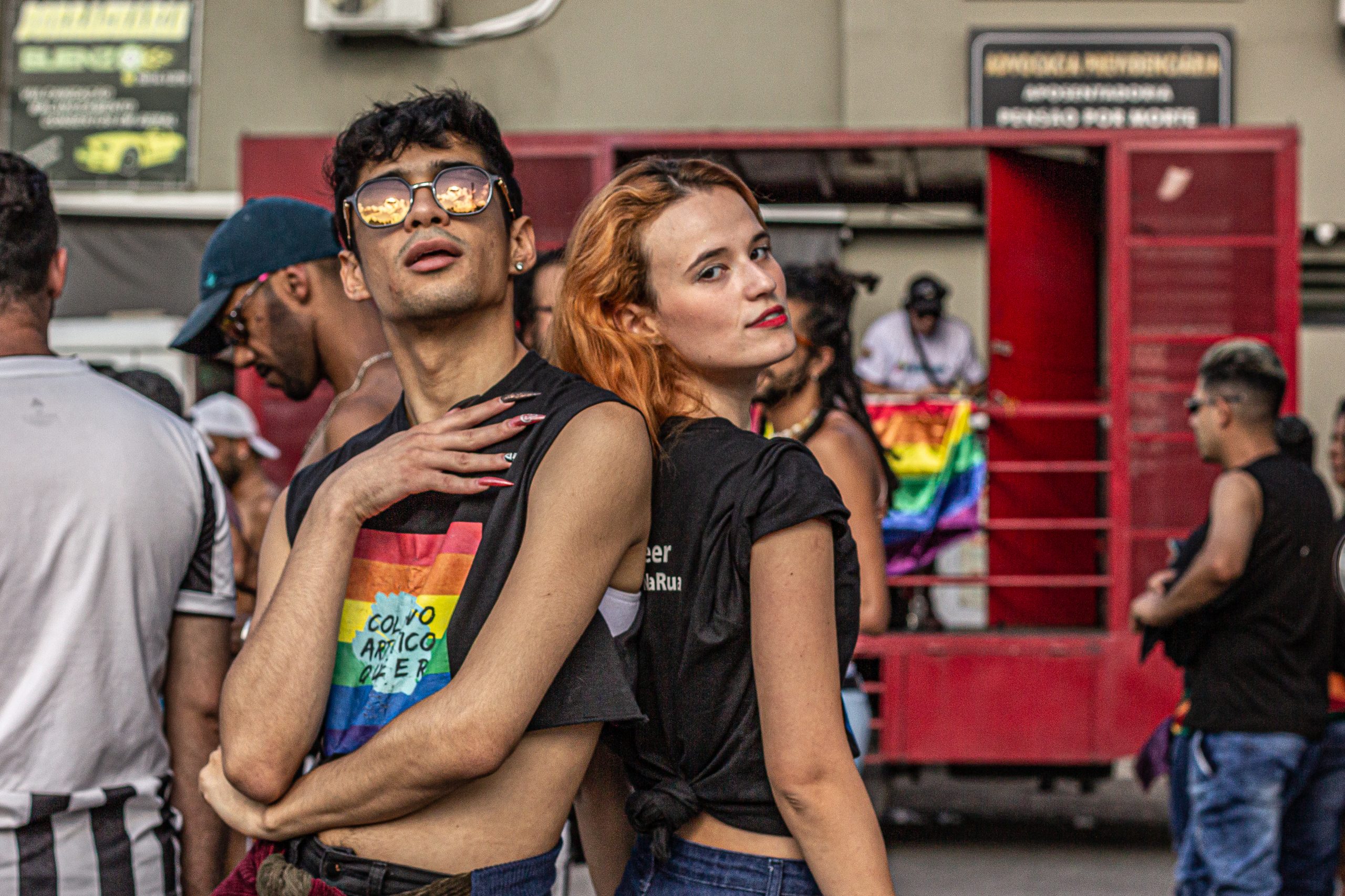 1ª Parada LGBTQIAP+ do Capão Redondo, realizada pela Família Stronger (Foto: PH Silva / Coletivo Queer)