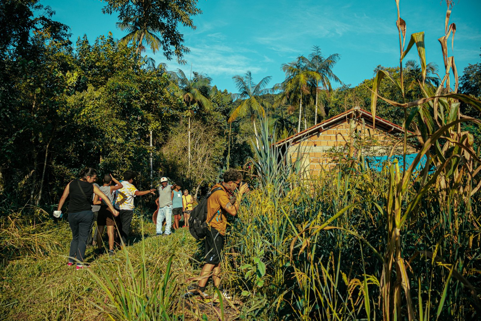 Escambo no Quilombo Ivaporunduva, em 2022