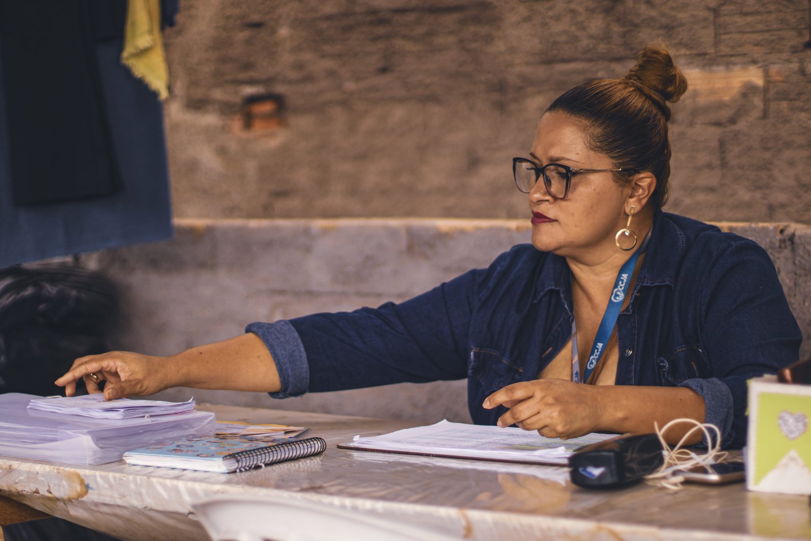 Nacleide dos Santos Costa, 46 anos, é orientadora socioeducativa há quase 13 anos na unidade