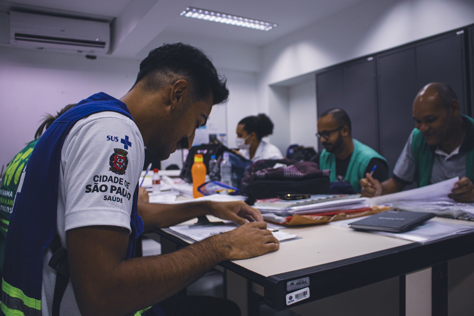 Gustavo Alves Leite, 29, mora na região e atua há menos de 5 meses como agente comunitário de saúde (ACS)