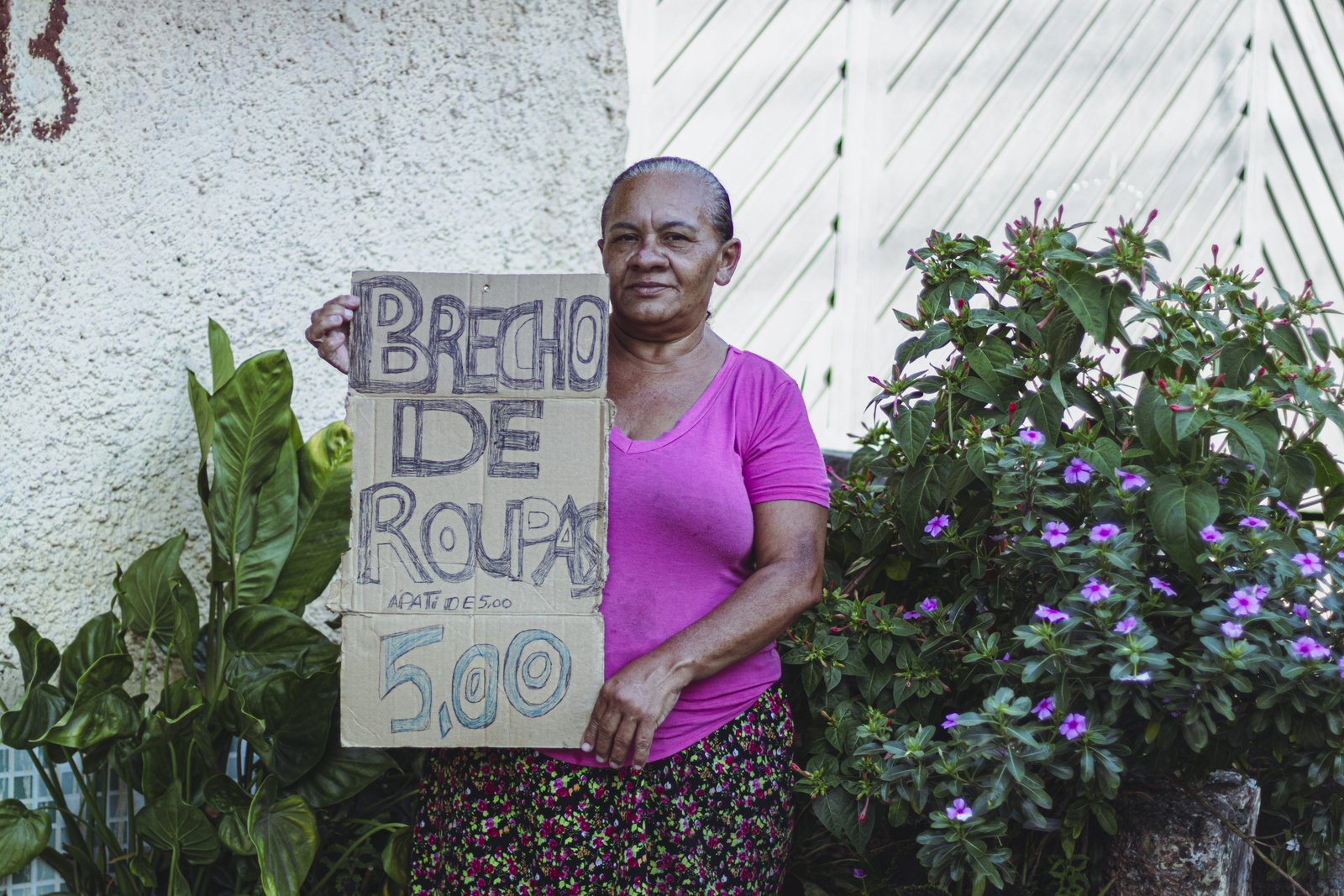 Silvana Pedro, 54 anos, é moradora do Jardim Sipramar (Extremo Sul de SP), dona de casa e tem um brechó há 2 anos