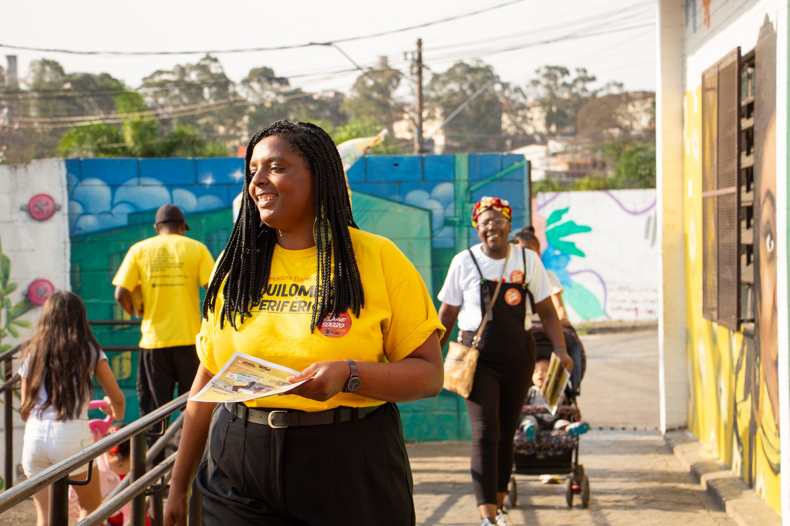 Elaine Mineiro, vereadora candidata à reeleição pelo PSOL