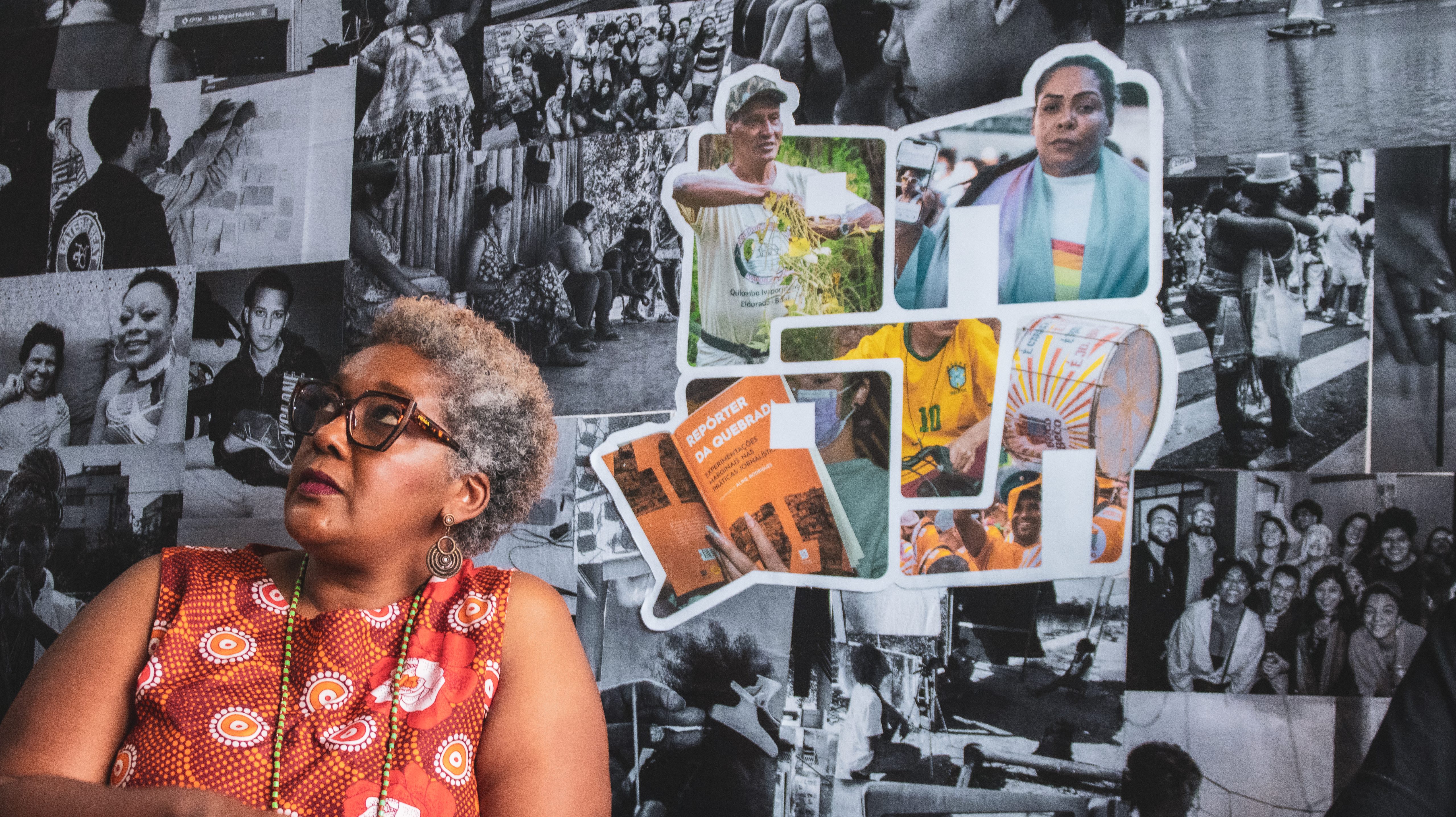 Adriana de Nanã, em roda de saberes na Periferia em Movimento (foto Pedro Salvador)