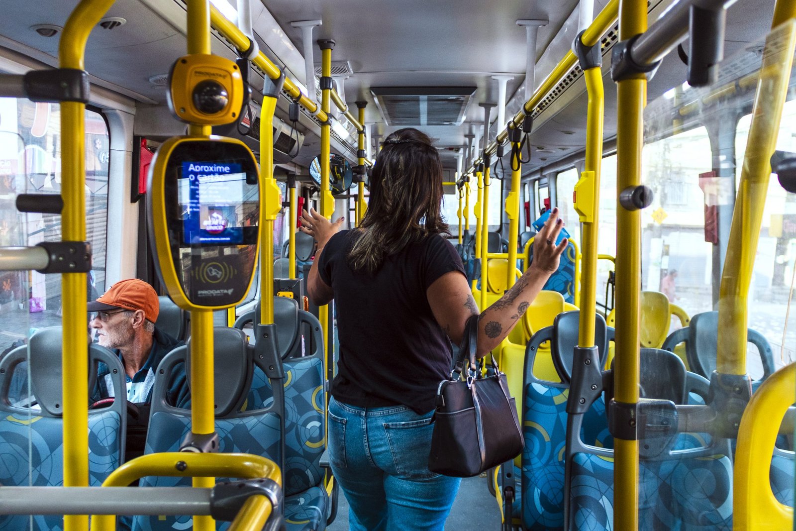 O caminho de casa até o local de votação (foto Pedro Salvador)