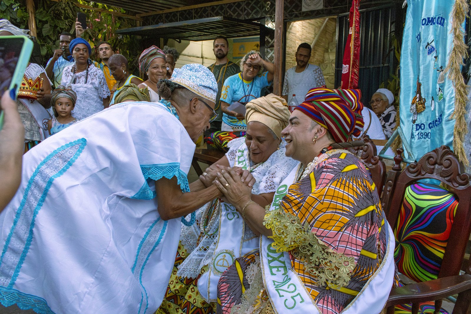 Comunidades de terreiro vão compor o desfile na avenida, garantindo a infraestrutura para integrantes