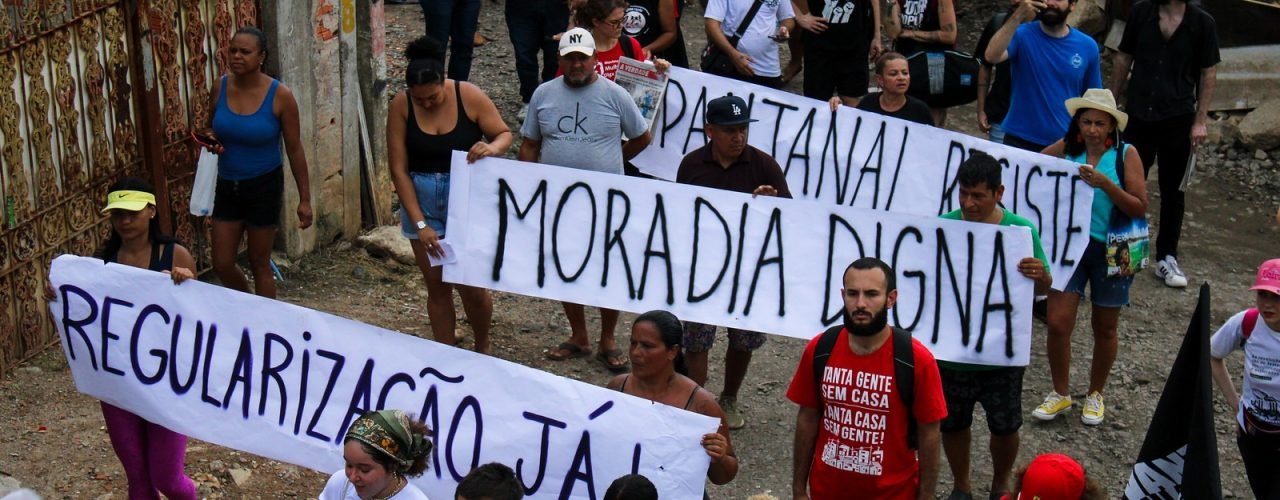 Manifestações de população do Jardim Pantanal (divulgação)