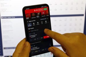 Página de plataforma de apostas on-line (foto Bruno Peres - Agência Brasil)