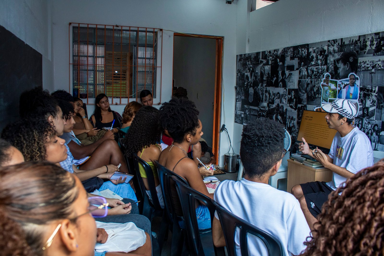 Repórter da Quebrada. Foto: Pedro Salvador