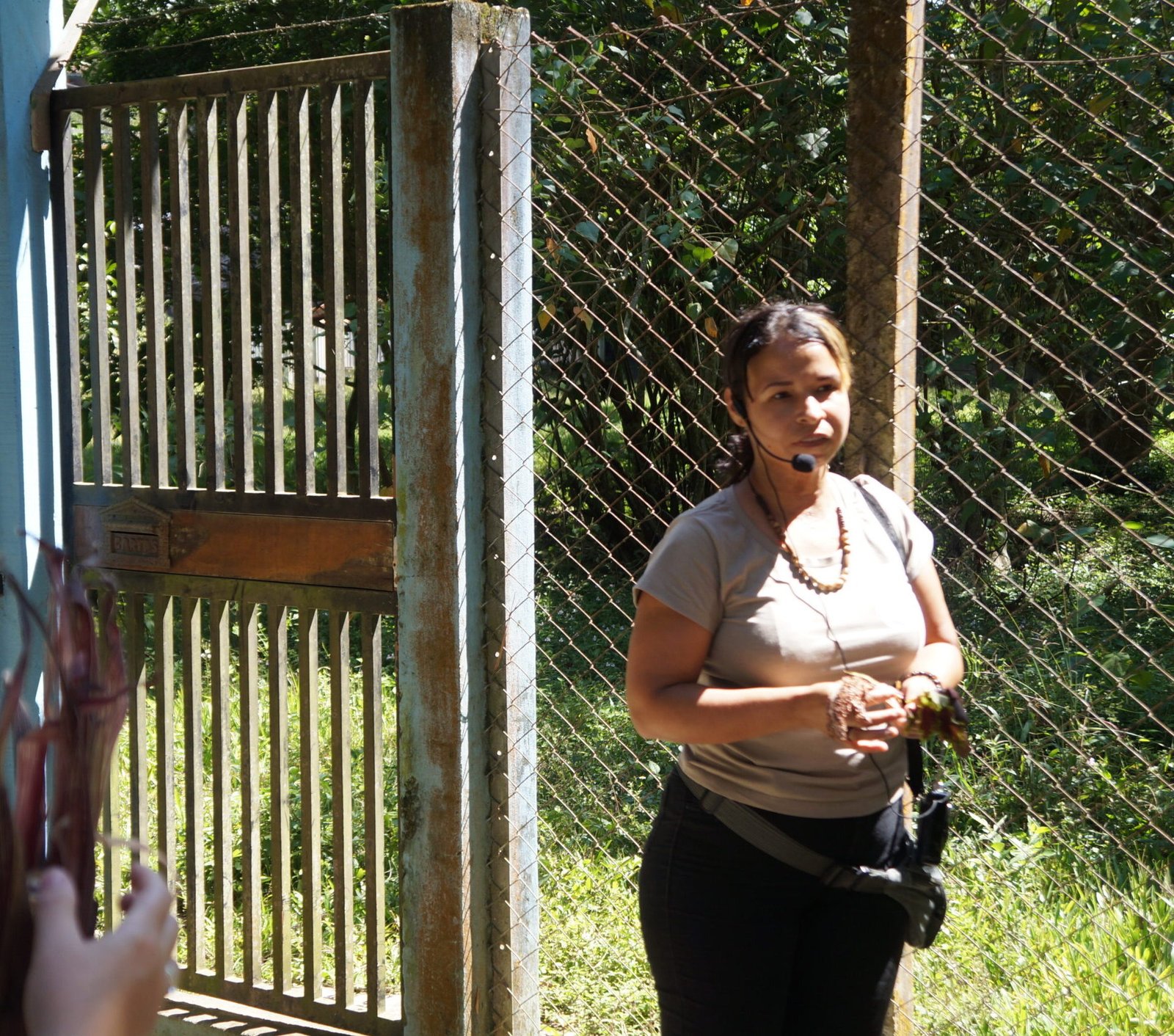 Shayene Rodrigues, uma das guias do roteiro (Foto: Carolina Rosa)