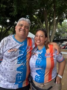 PC Marciano e sua companheira Elaine Vital (Foto por: Khadja Ferraz)