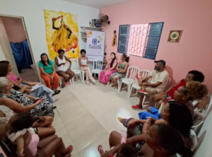 Encontro da Rede Cultura e Comunidade na sede da Coletiva Agbá, Zona Norte de São Paulo (foto divulgação)