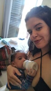 Vitória e Leonel (foto arquivo pessoal)
