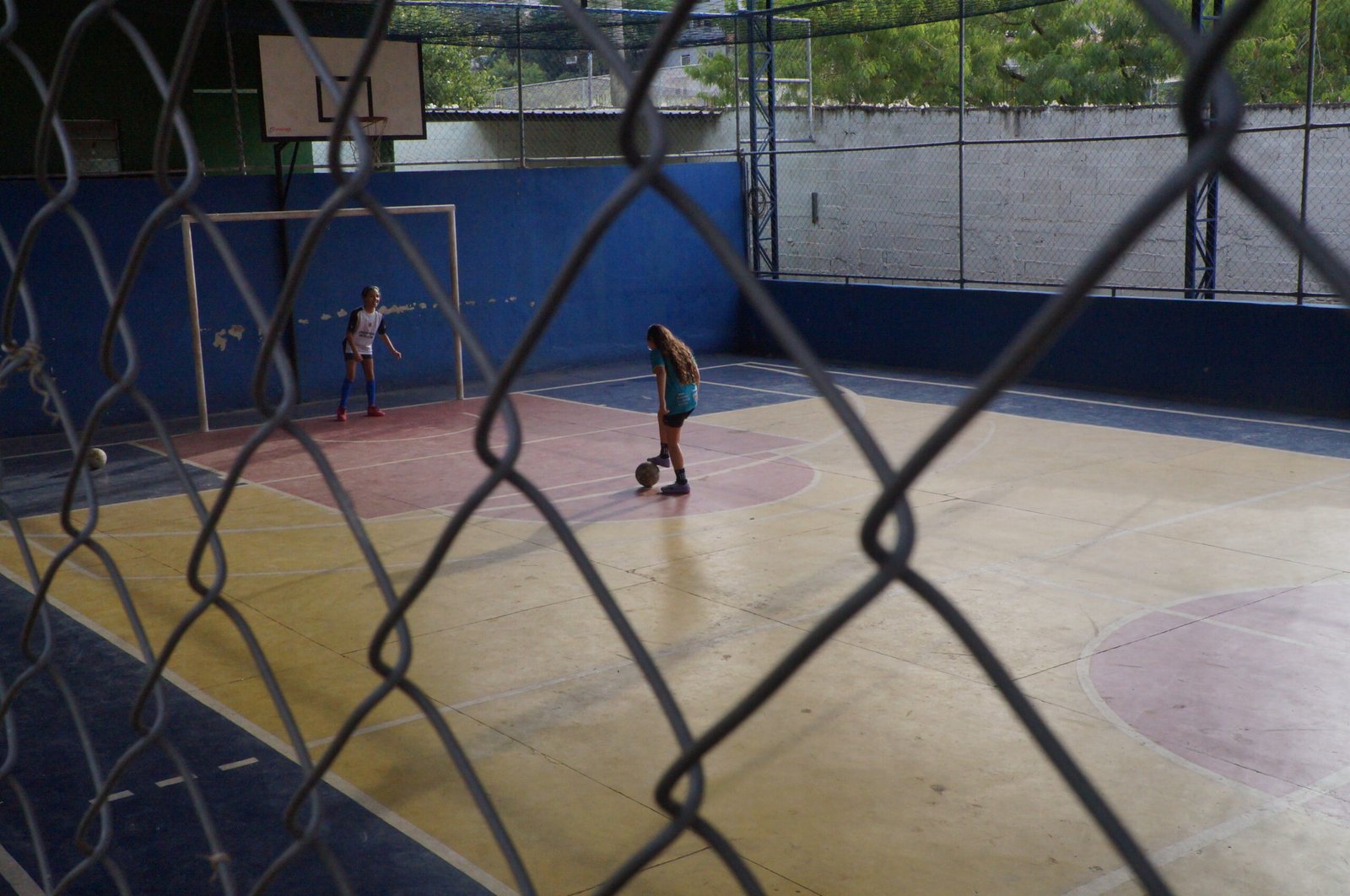 Pé de Moleca, iniciativa de futebol para meninas no Campo Limpo, Zona Sul de São Paulo (foto Carolina Rosa)