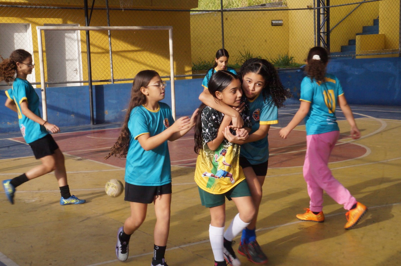 Pé de Moleca, iniciativa de futebol para meninas no Campo Limpo, Zona Sul de São Paulo (foto Carolina Rosa)