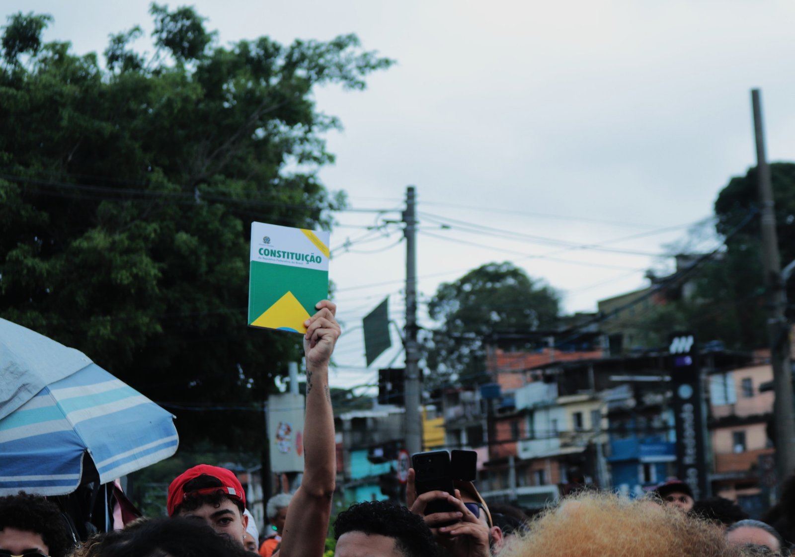 Ato pela democracia no Capão Redondo, realizado no dia 11 de outubro (Foto Carolina Rosa)